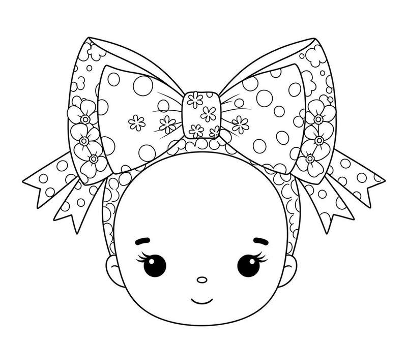 Tranh tô màu nơ phong cách
