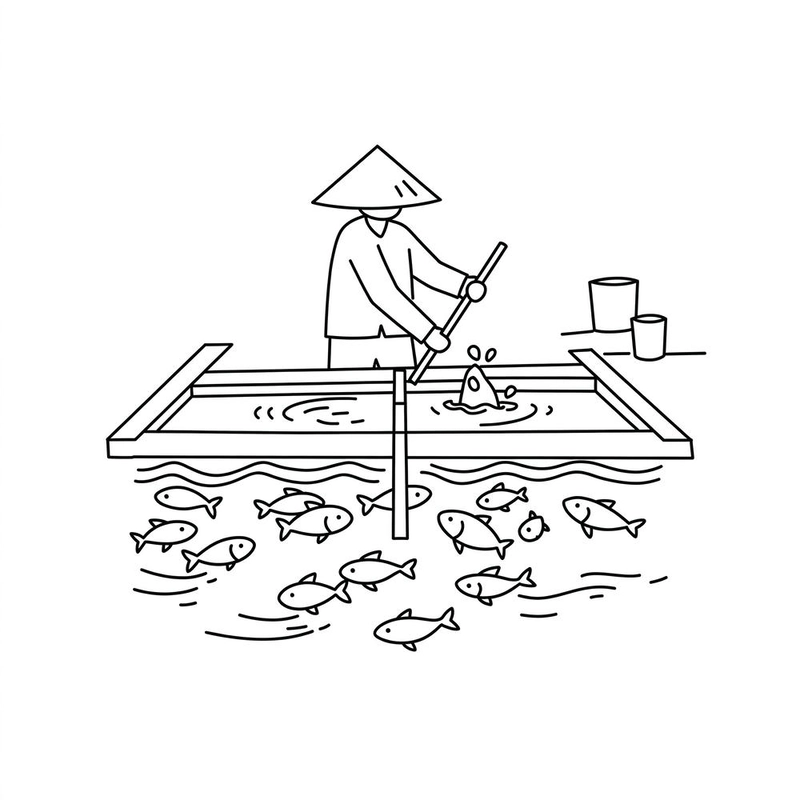 Tô màu bác nông dân cho trẻ em