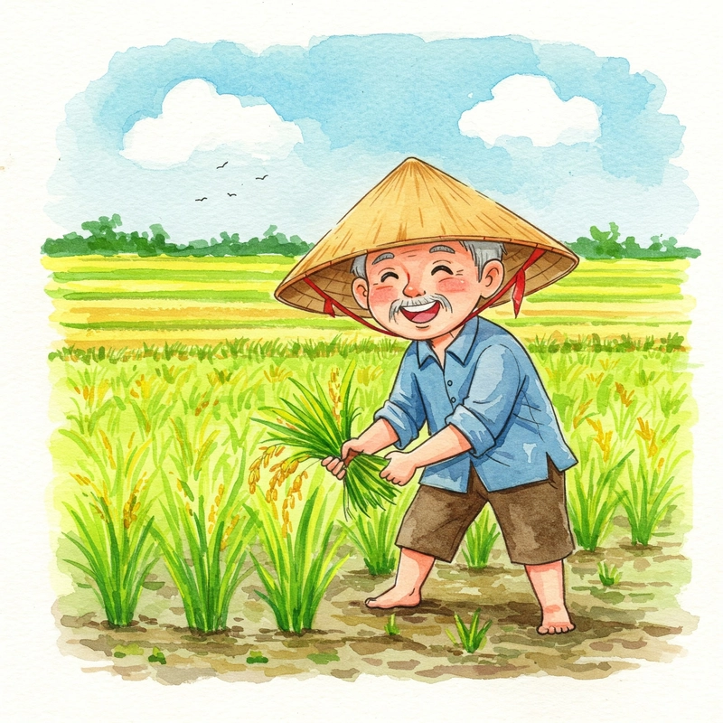 138+ tranh tô màu bác nông dân giúp bé hiểu việc nhà nông