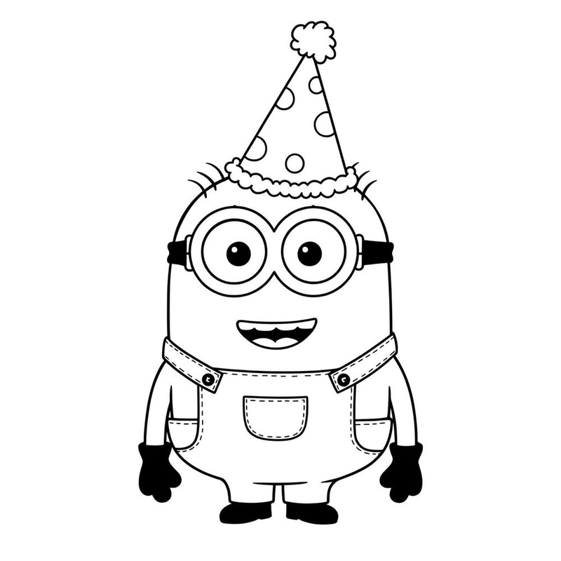 Tô màu Minions hoạt hình vui nhộn
