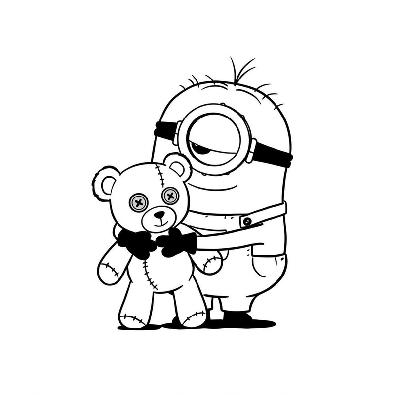 Tô màu hình Minions vui nhộn