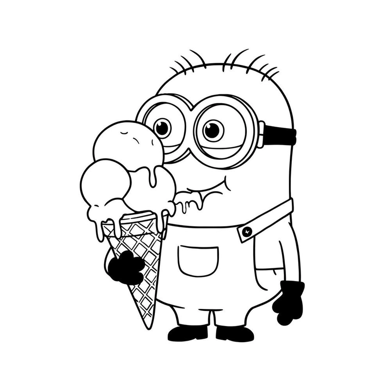 Tranh tô màu Minion theo chủ đề