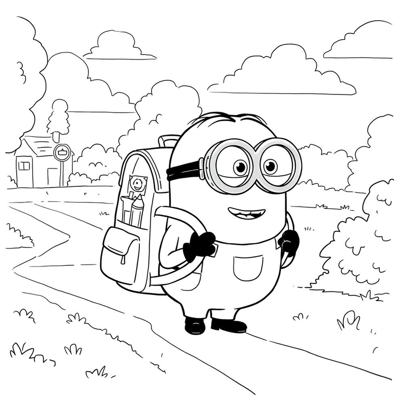 Tô màu hình Minion