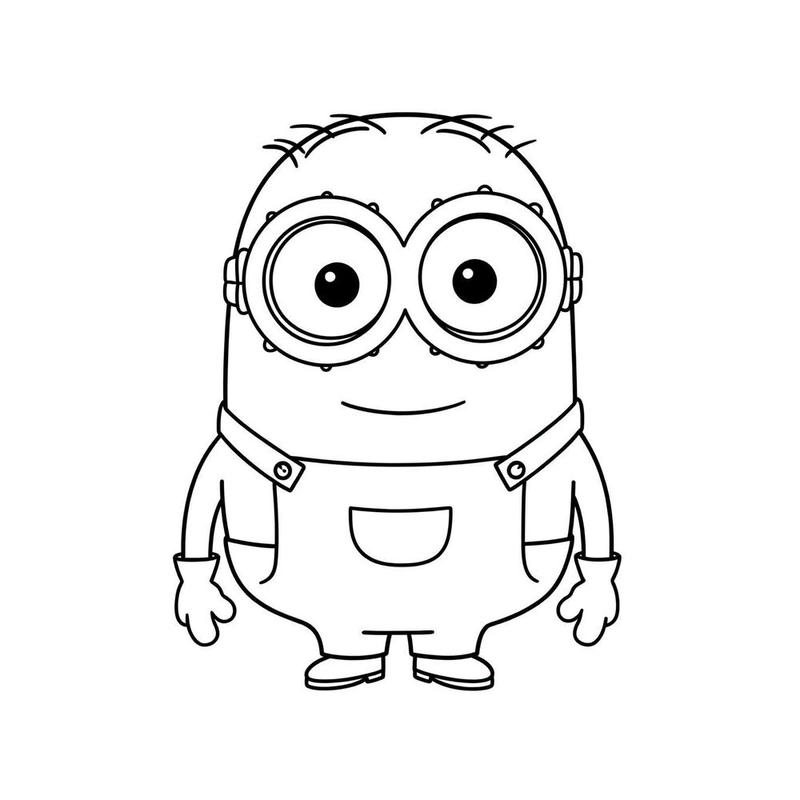tô màu minions cho bé