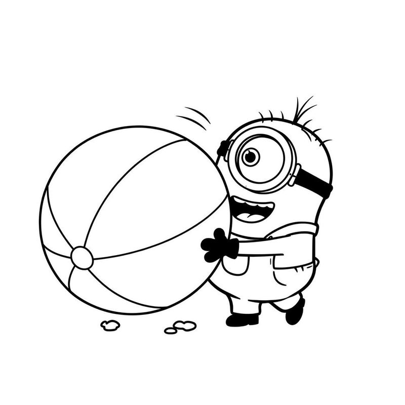 tô màu minion dễ thương