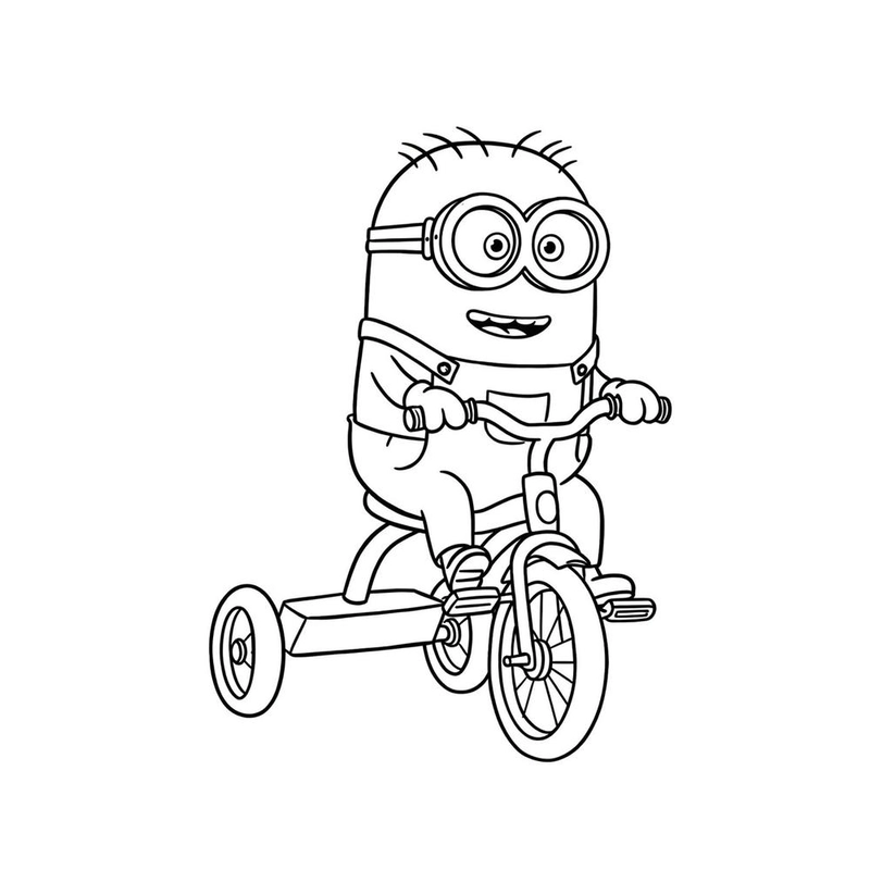 Tô màu các hình Minion ngộ nghĩnh