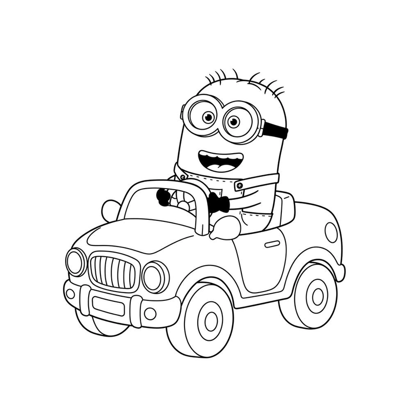 Tô màu tranh Minion vui nhộn cho bé