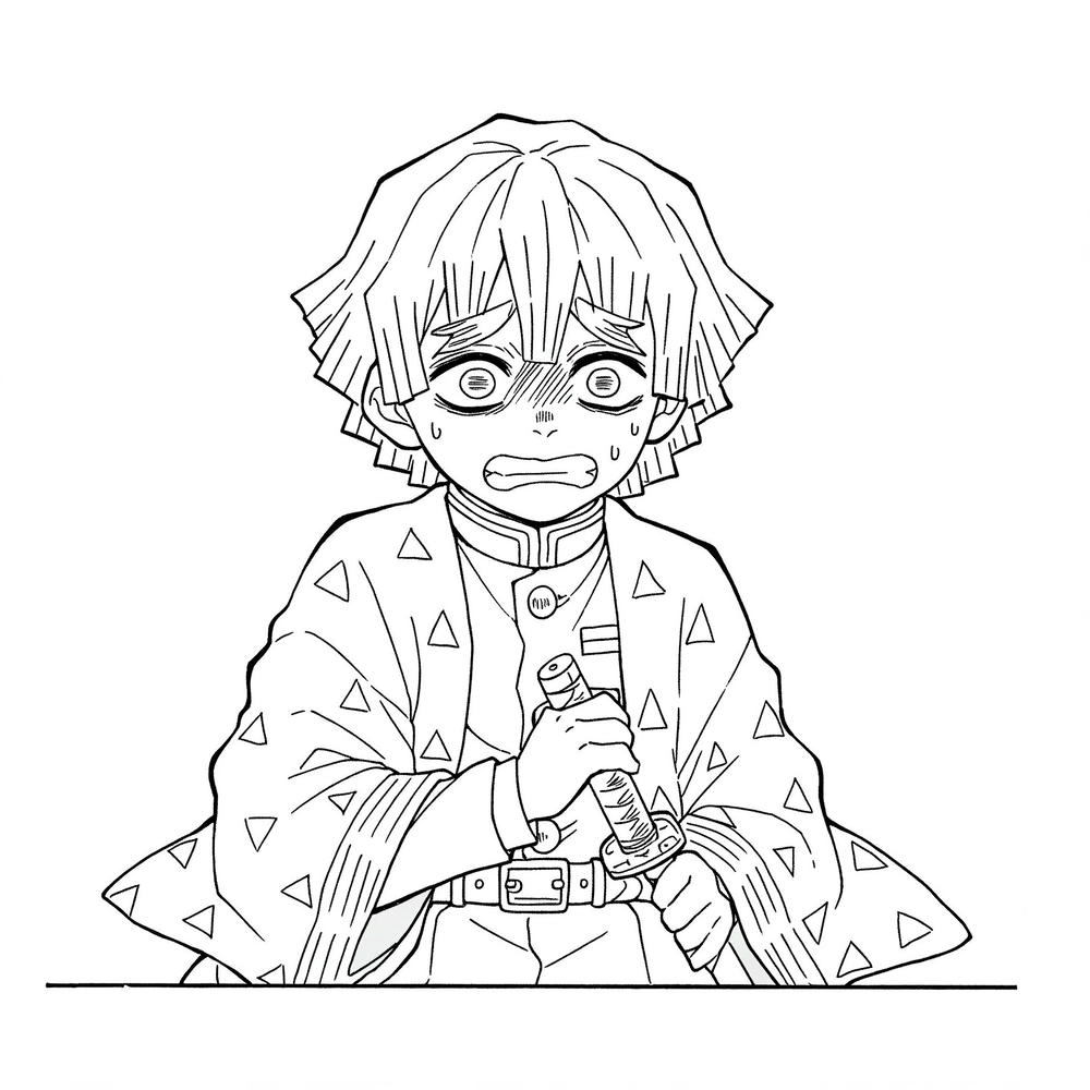tranh vẽ kimetsu yaiba anime