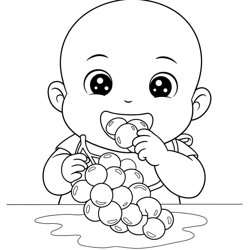 Tranh tô nho dành cho bé mầm non