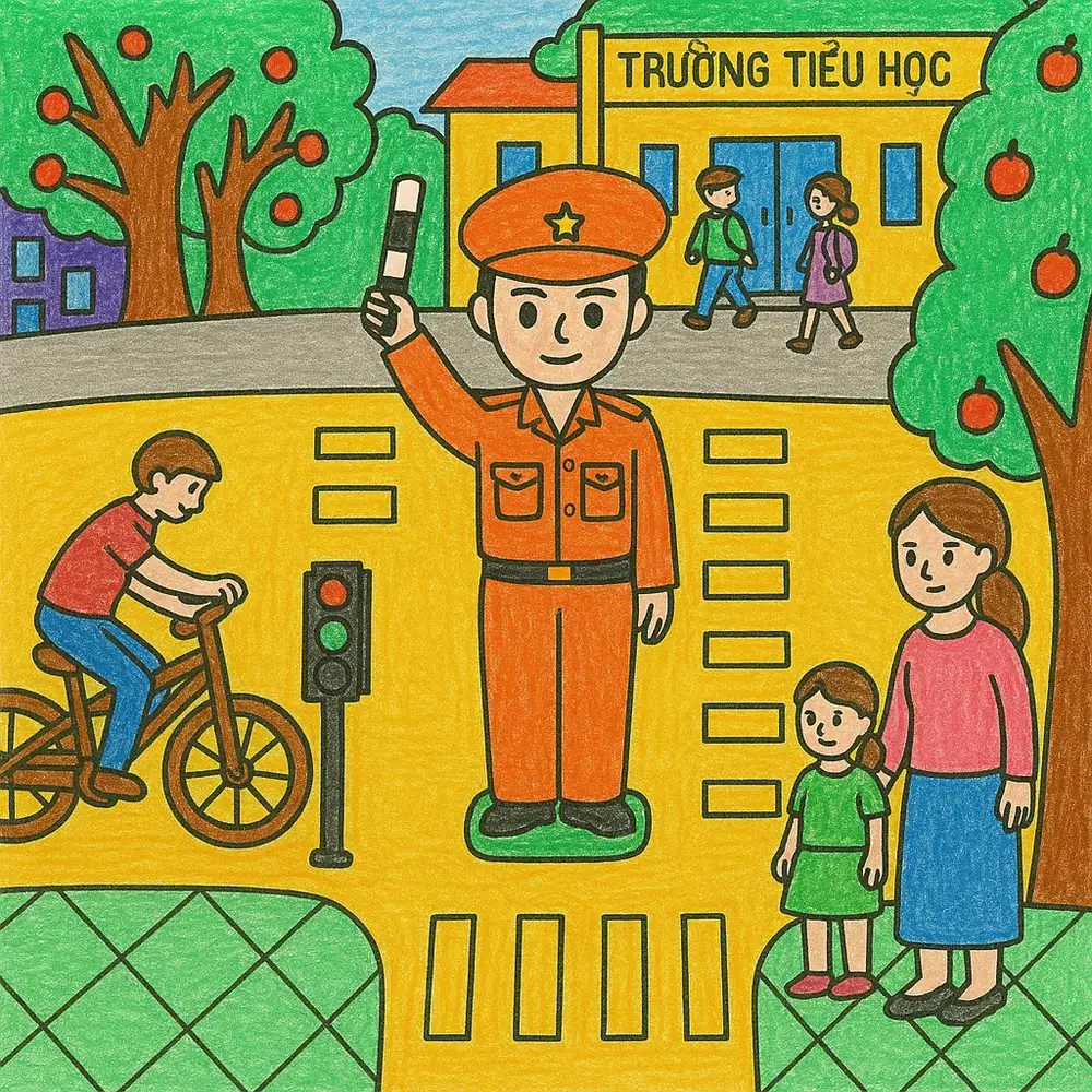 Ý nghĩa của tranh vẽ an toàn giao thông