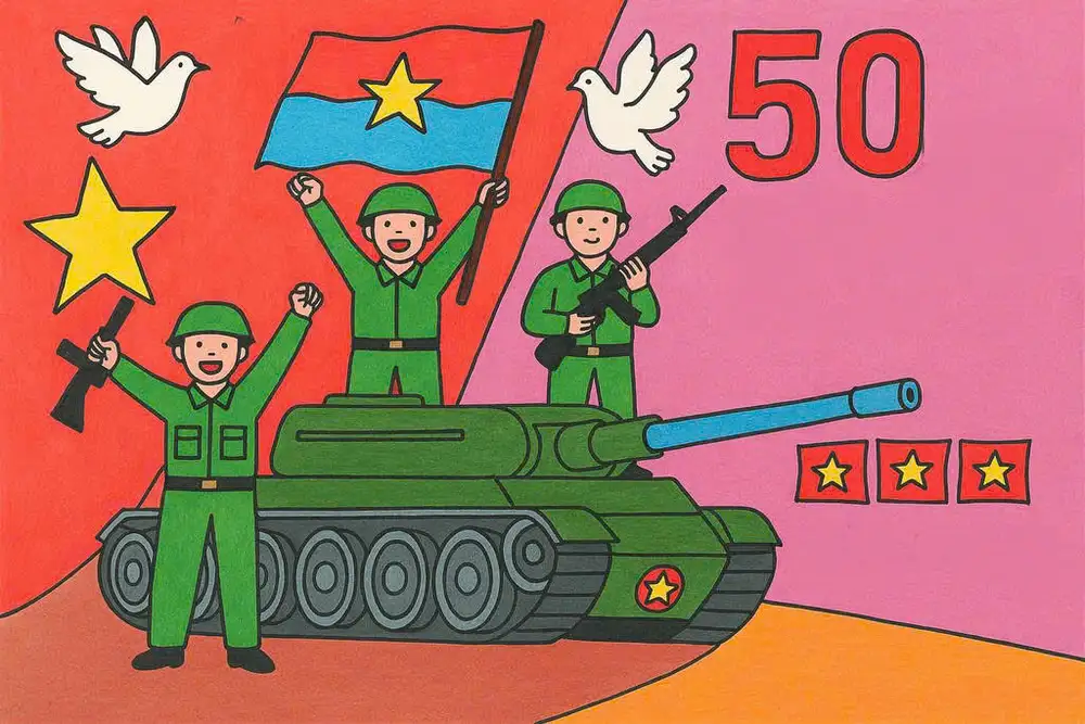 xem tranh vẽ chiến thắng điện biên phủ 