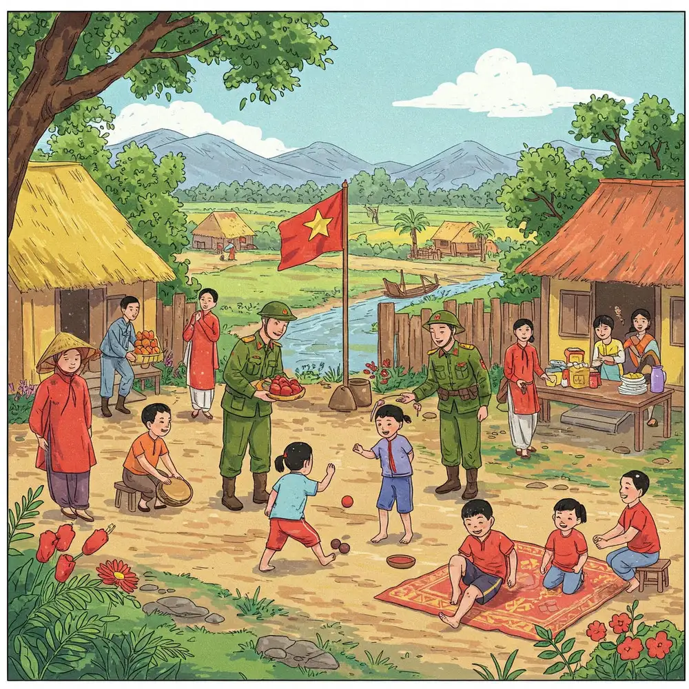 tranh 50 năm thống nhất 