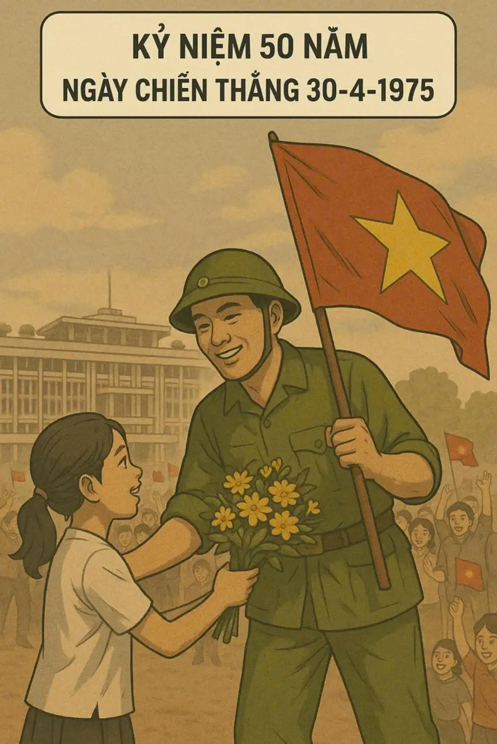 tranh giải phóng miền nam năm 1975 