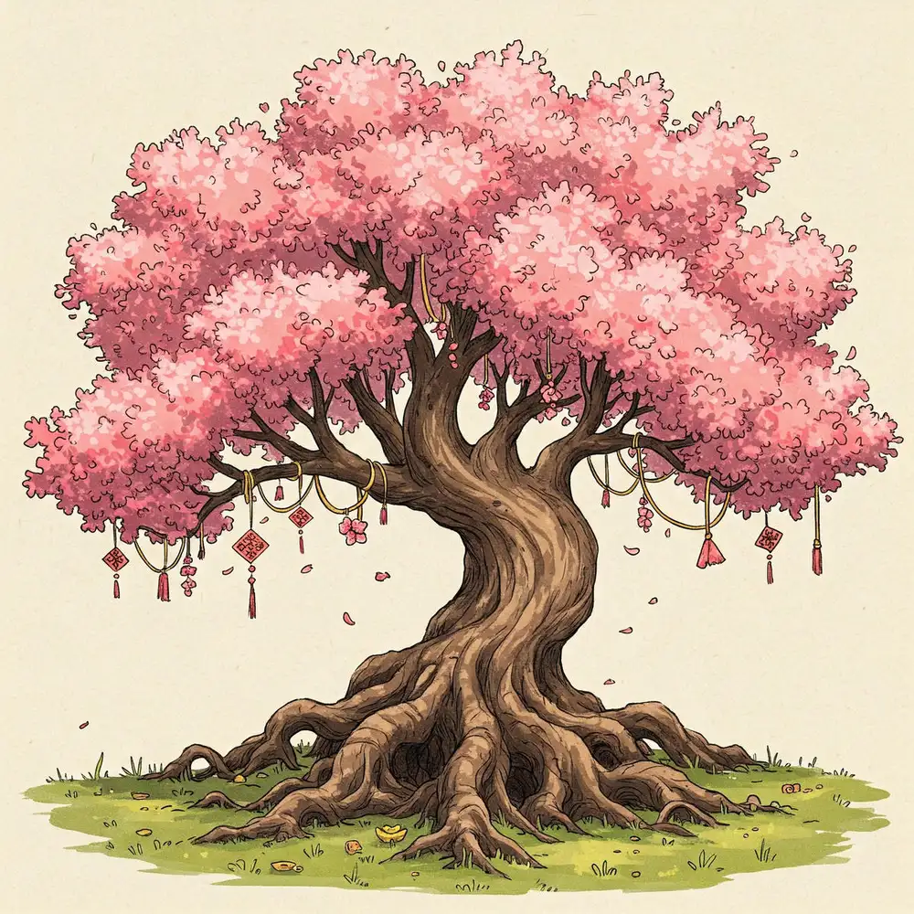 vẽ tranh hoa đào xứ Lạng ngày Tết 