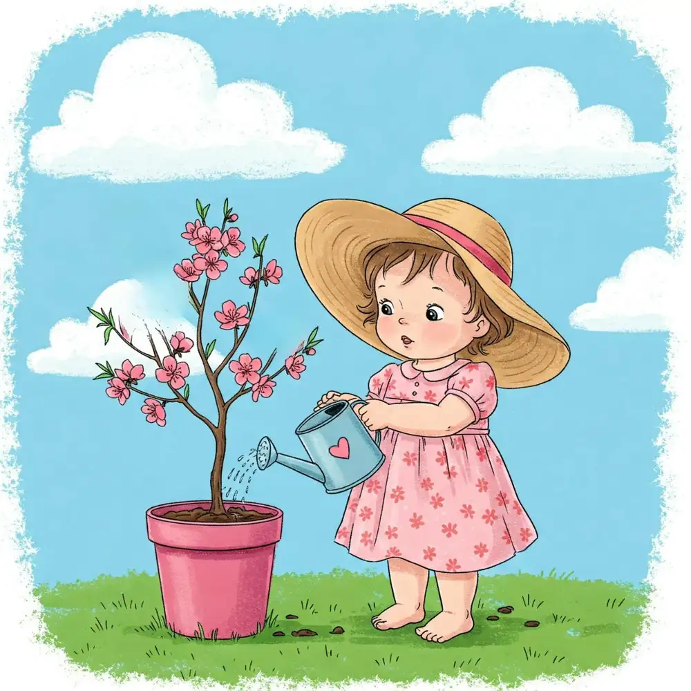 tranh vẽ hoa đào Tết Nguyên Đán 