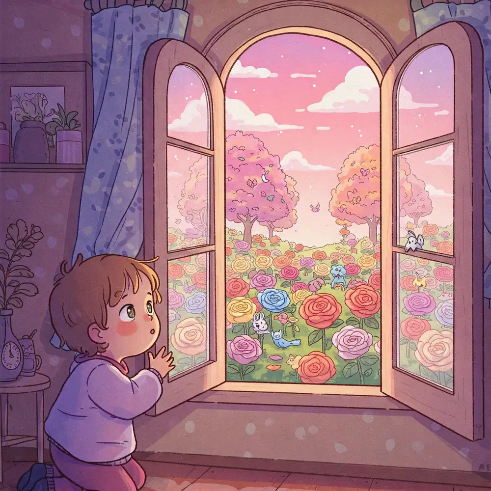 tranh vẽ hoa hồng đẹp mắt