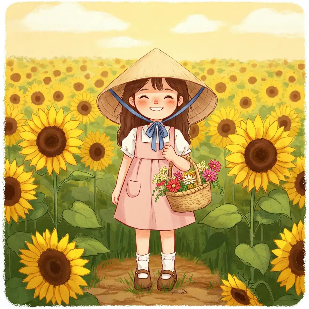 tranh vẽ hoa hướng dương nghệ thuật đẹp