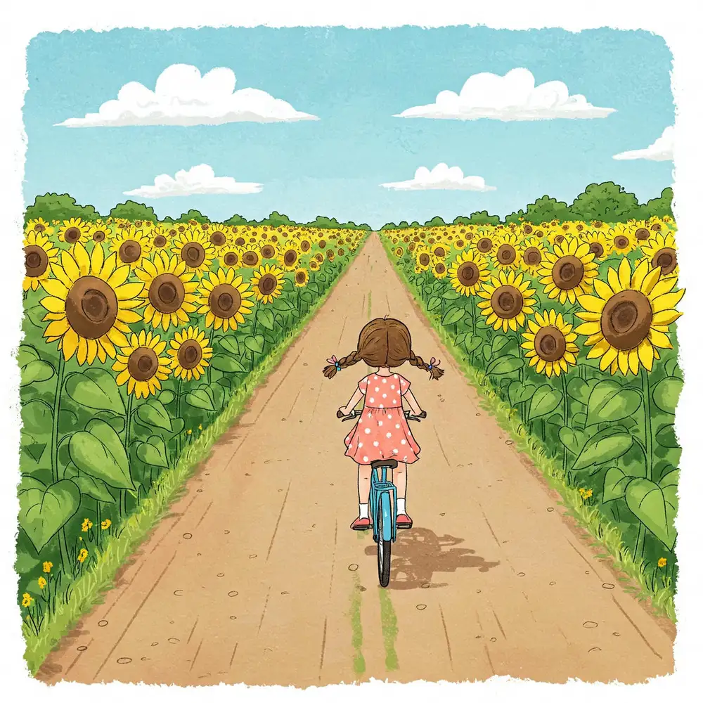 những bức tranh vẽ hoa hướng dương đẹp