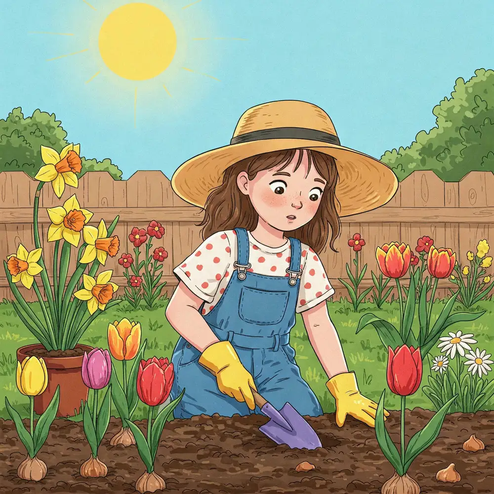 hoa tulip tranh vẽ bởi tâm huyết nghệ sĩ 
