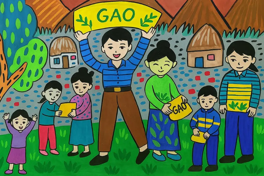 tranh tuyên truyền cộng đồng văn minh 