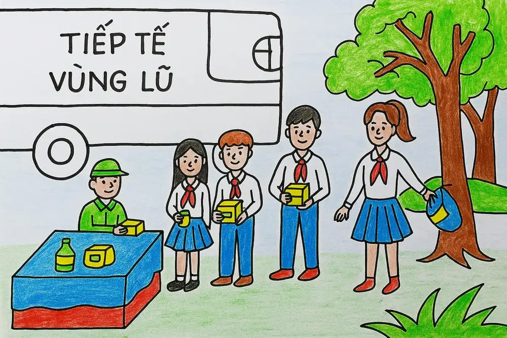 tranh minh họa đoàn kết cộng đồng 