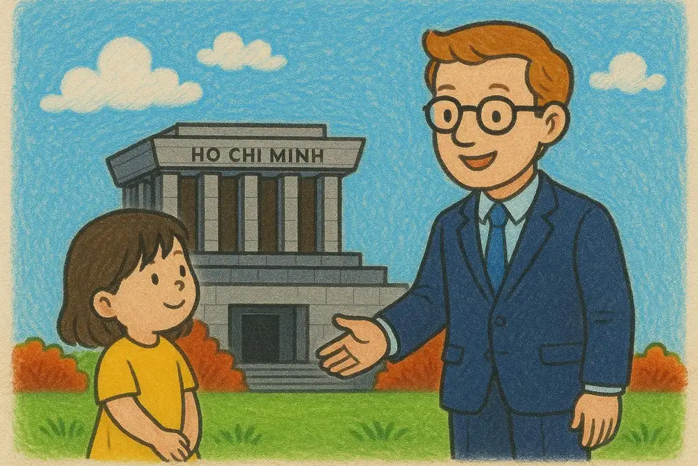 tô màu tranh vẽ lăng bác hồ chủ tịch