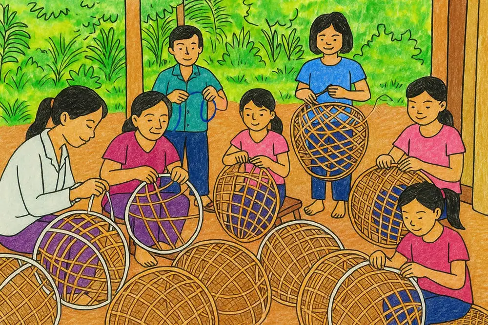 Tầm quan trọng của tranh vẽ làng nghề truyền thống