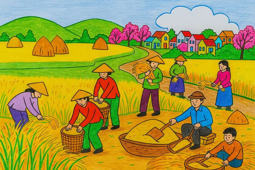 tranh vẽ phong cảnh