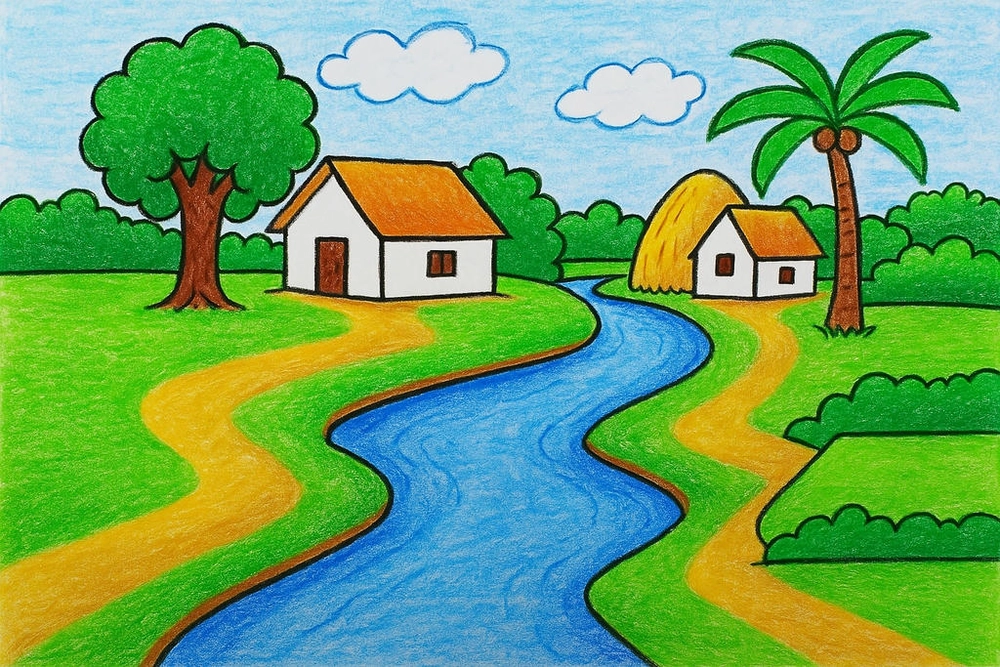 tranh phong cảnh thiên nhiên 