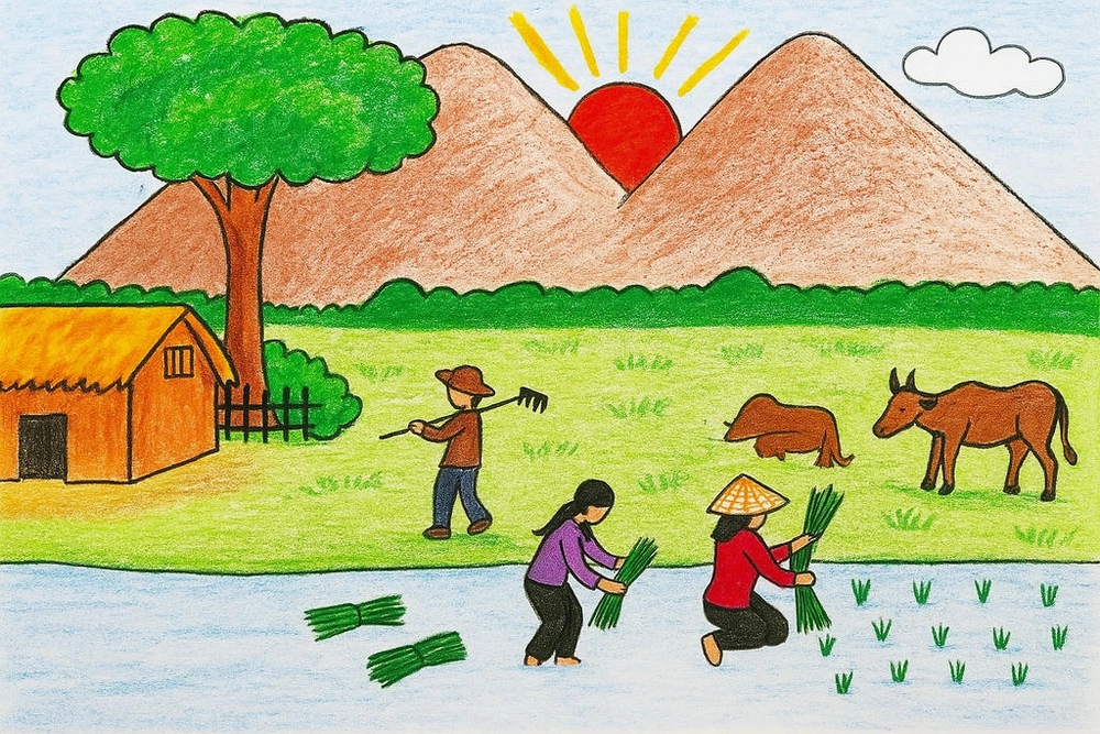 tranh bảo vệ thiên nhiên 