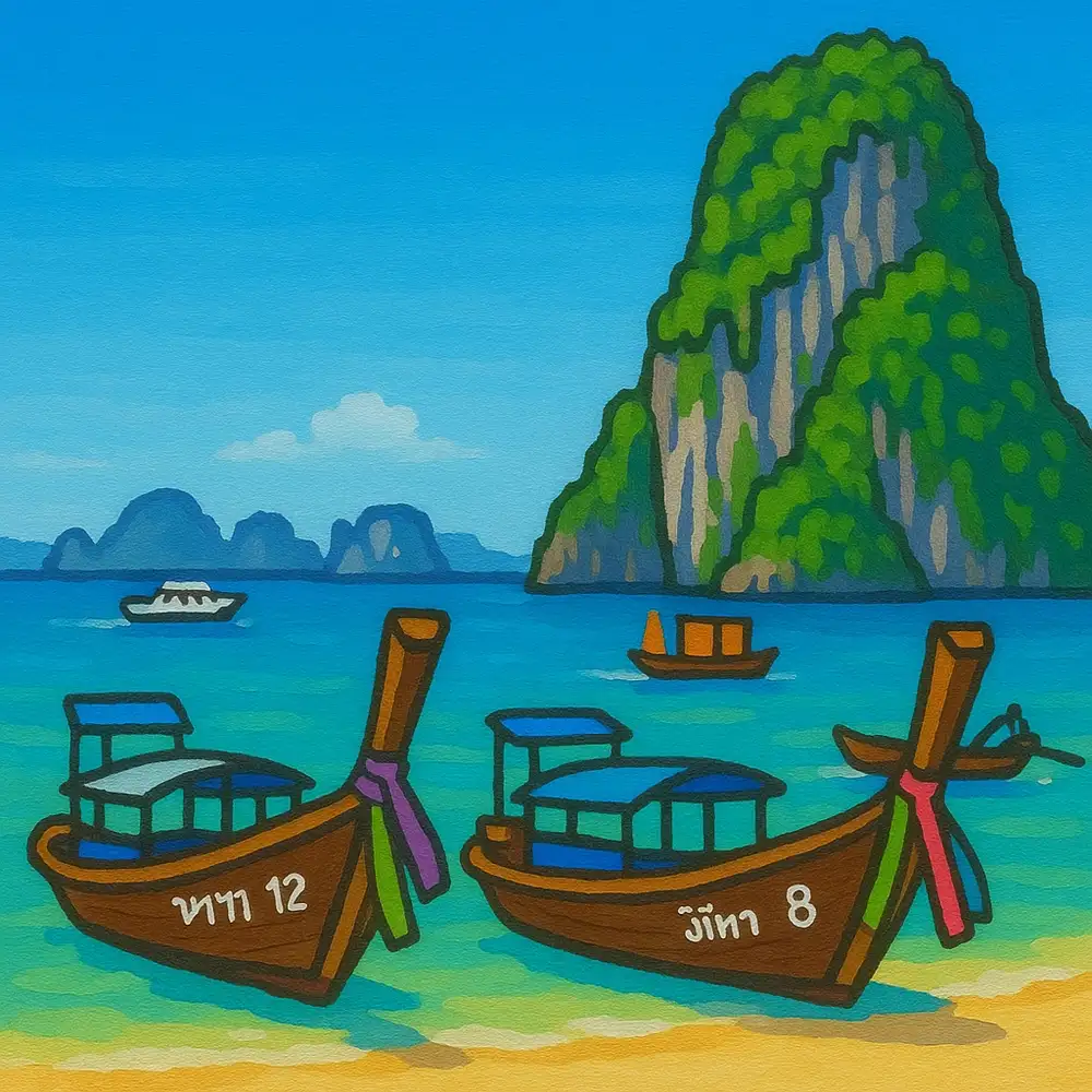 một bức tranh vẽ vịnh hạ long yên bình 