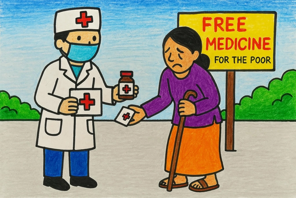 vẽ tranh về nghề bác sĩ và bệnh nhân 