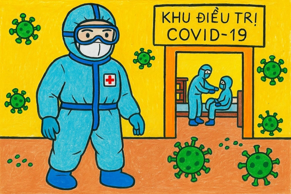 vẽ tranh vẽ nghề nghiệp bác sĩ lớp 4 