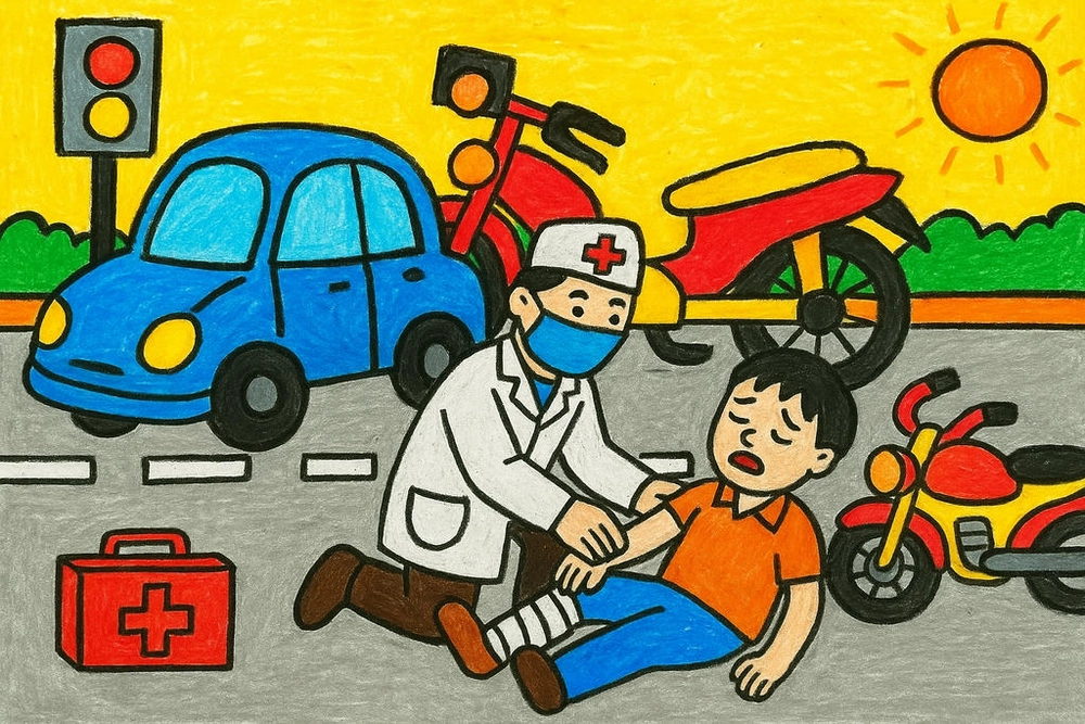 vẽ tranh vẽ nghề nghiệp bác sĩ ý nghĩa 