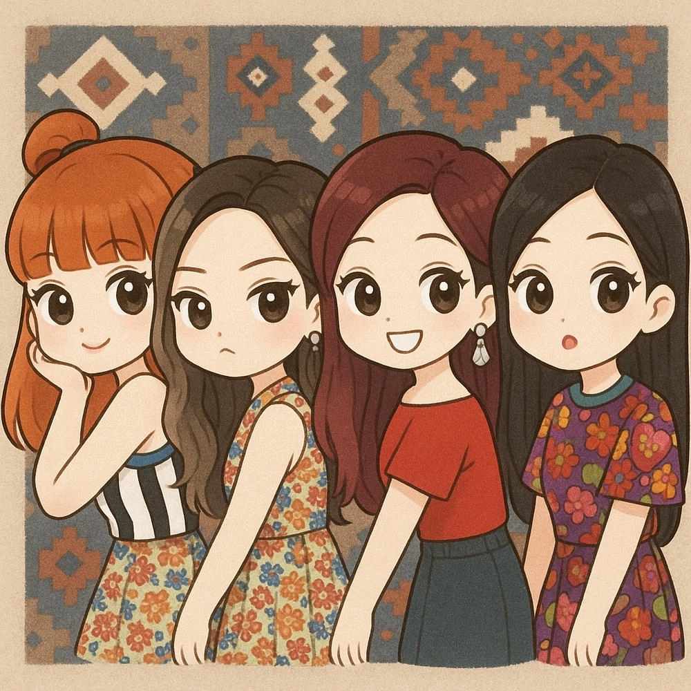 ảnh chibi cute của blackpink 