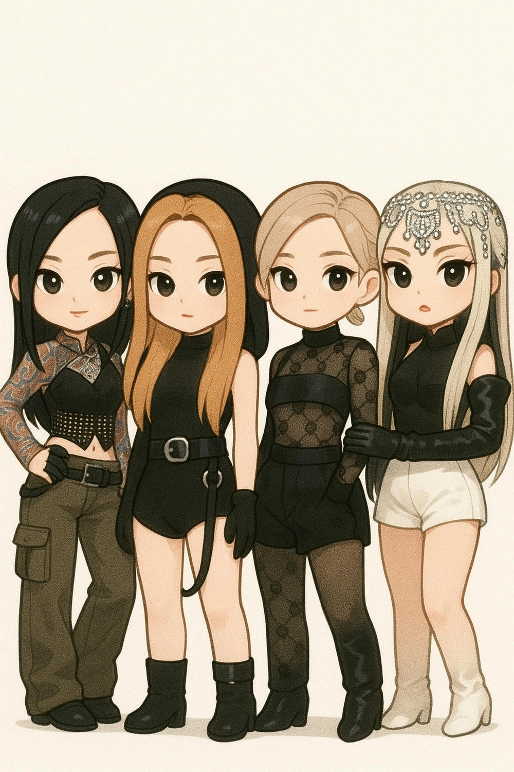 hình blackpink cute phiên bản chibi 