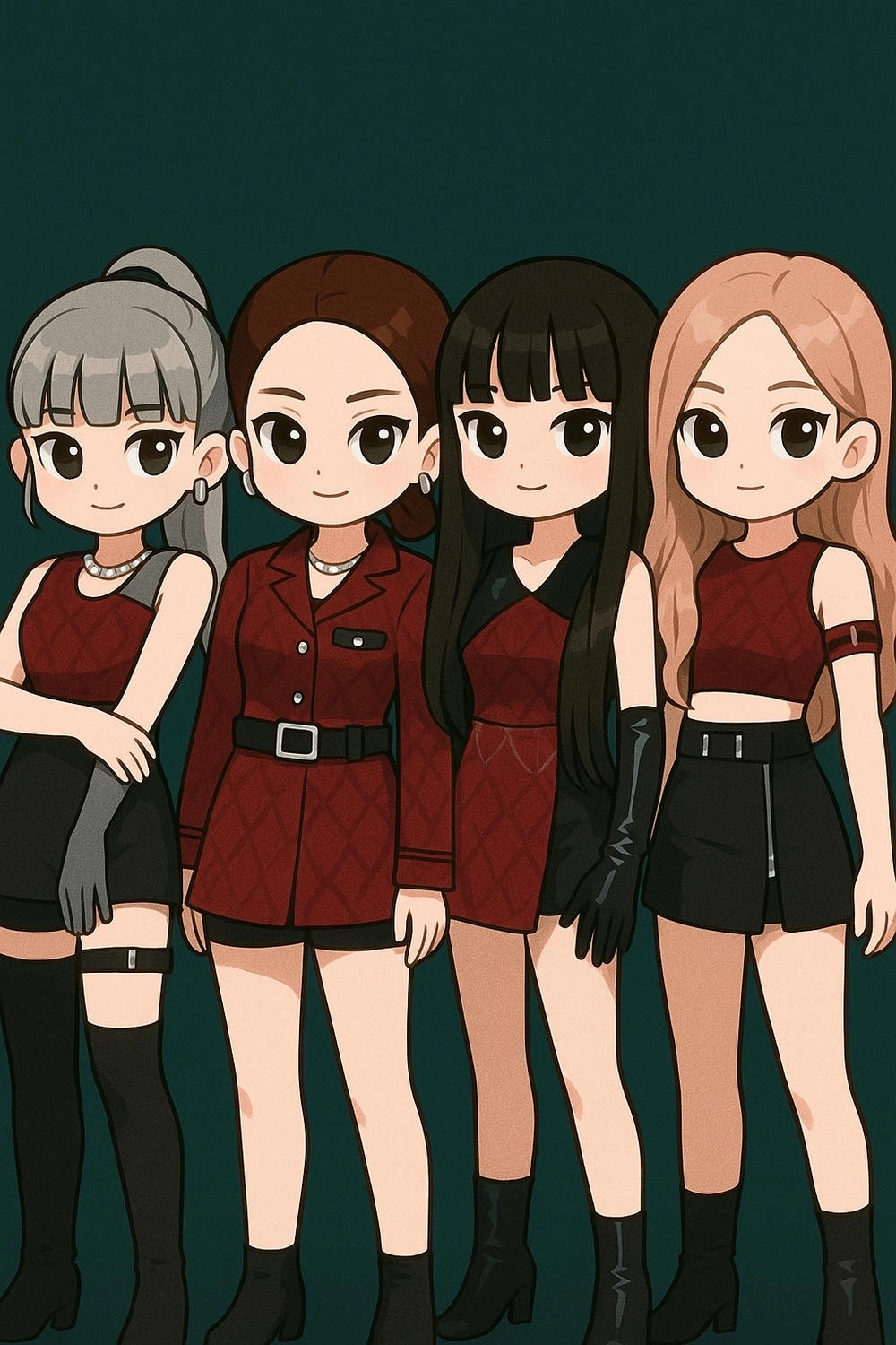 hình chibi blackpink phong cách cute 