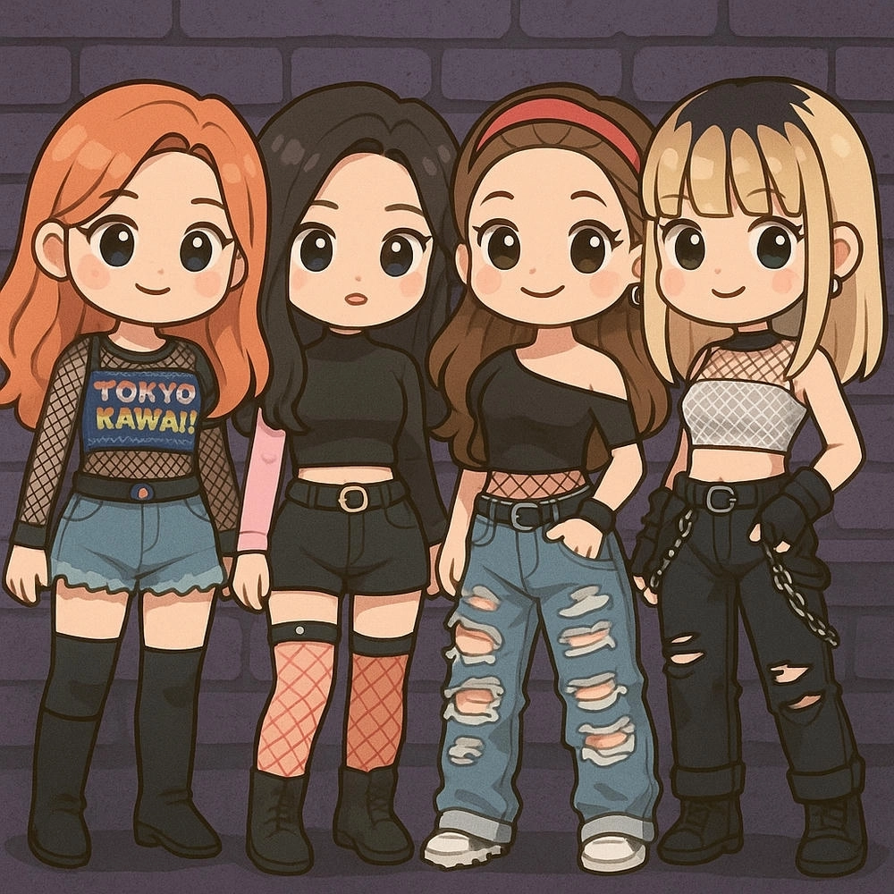 ảnh blackpink cute chibi 