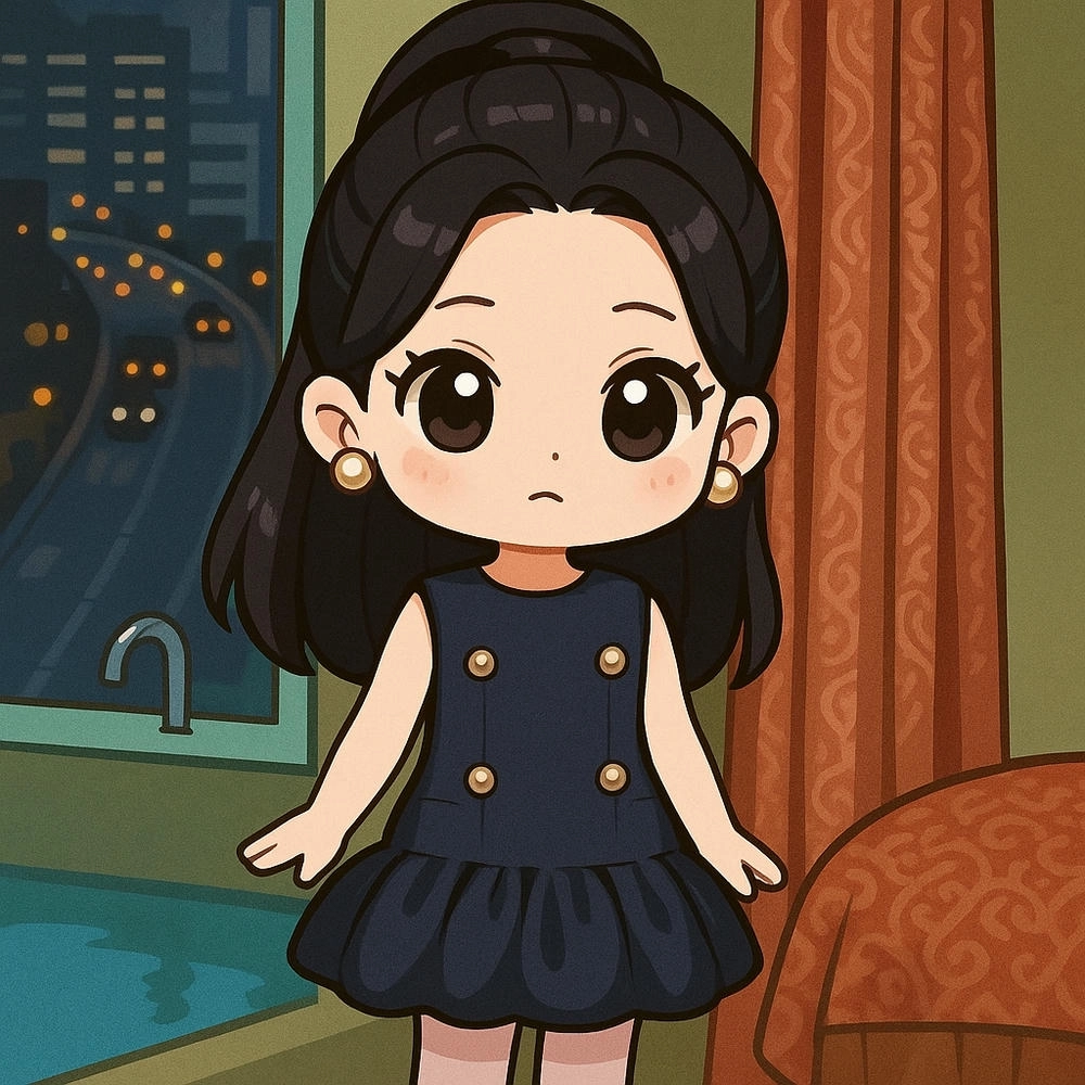 hình nhóm blackpink dạng chibi dễ thương 