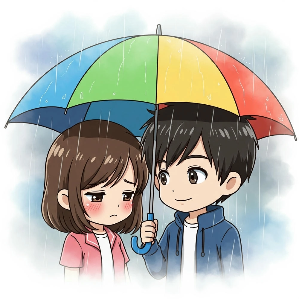 ảnh cặp đôi chibi trong thế giới anime 