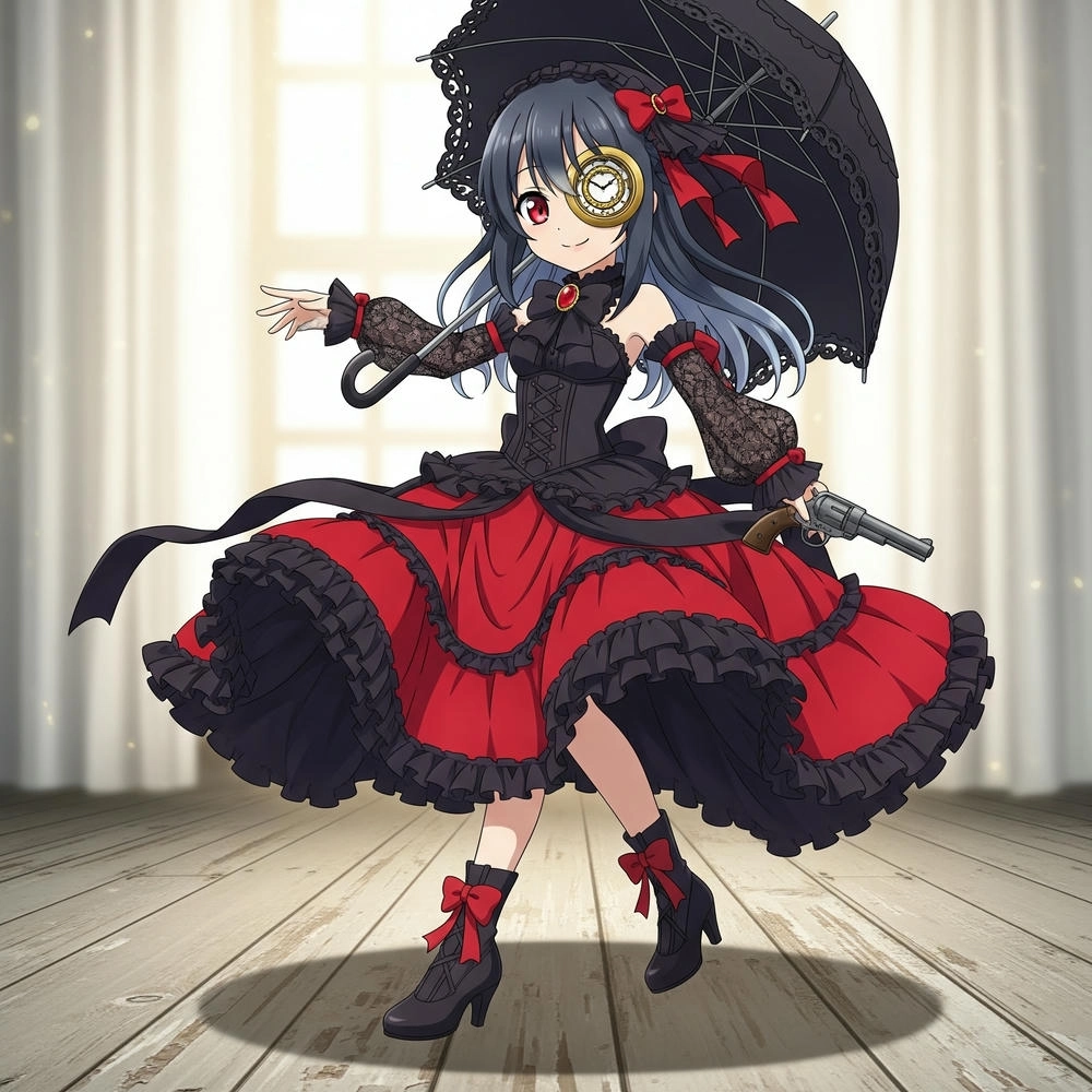 hình anime cute kurumi tokisaki chibi 