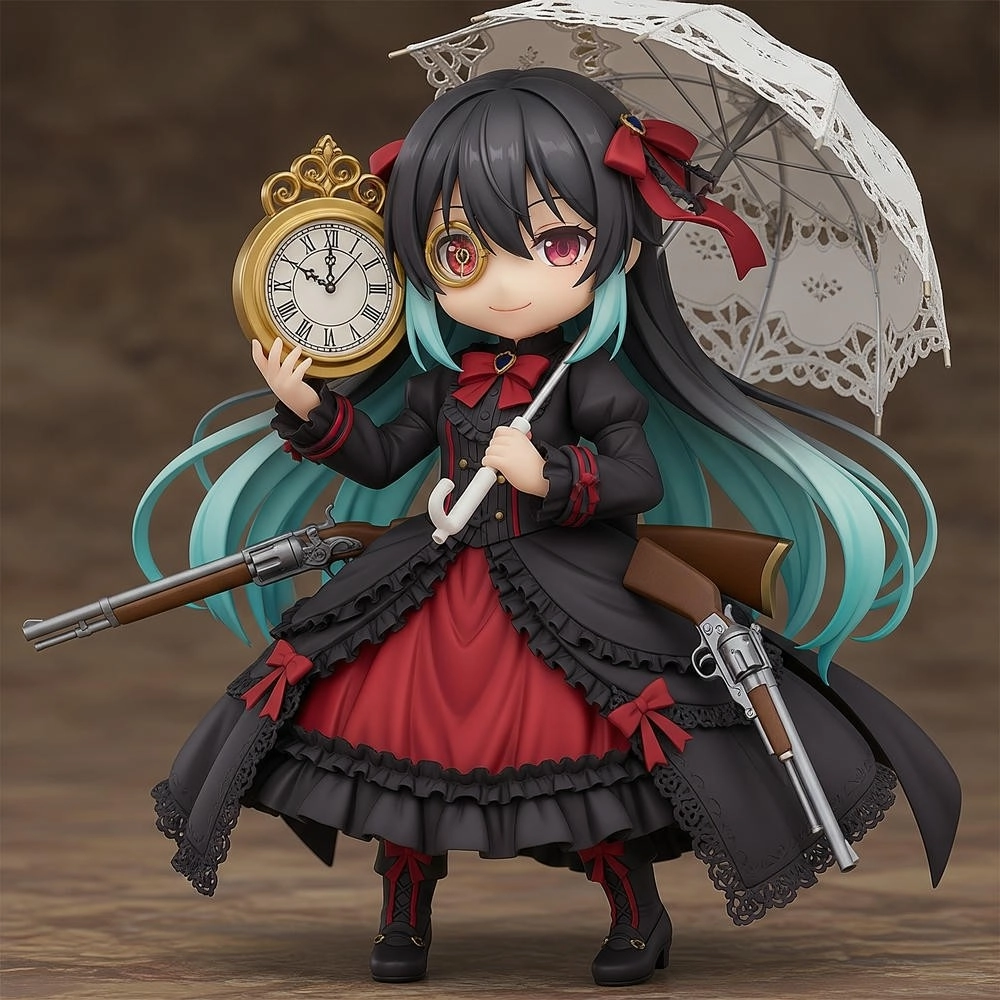 hình ảnh Kurumi dạng chibi ngộ nghĩnh 