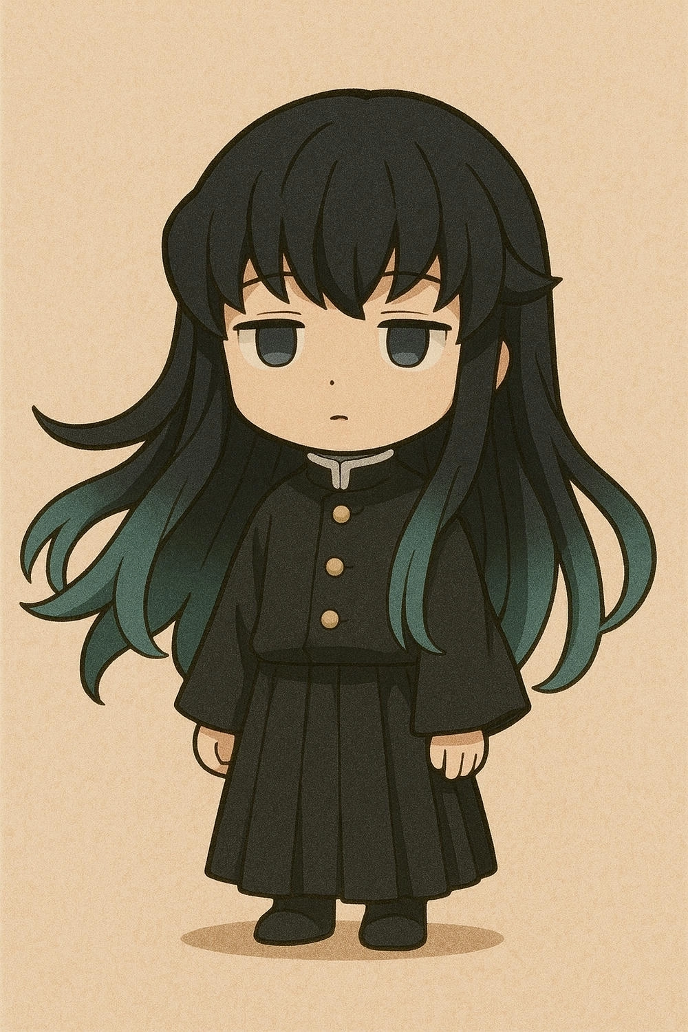 ảnh muichirou chibi cute trong anime 
