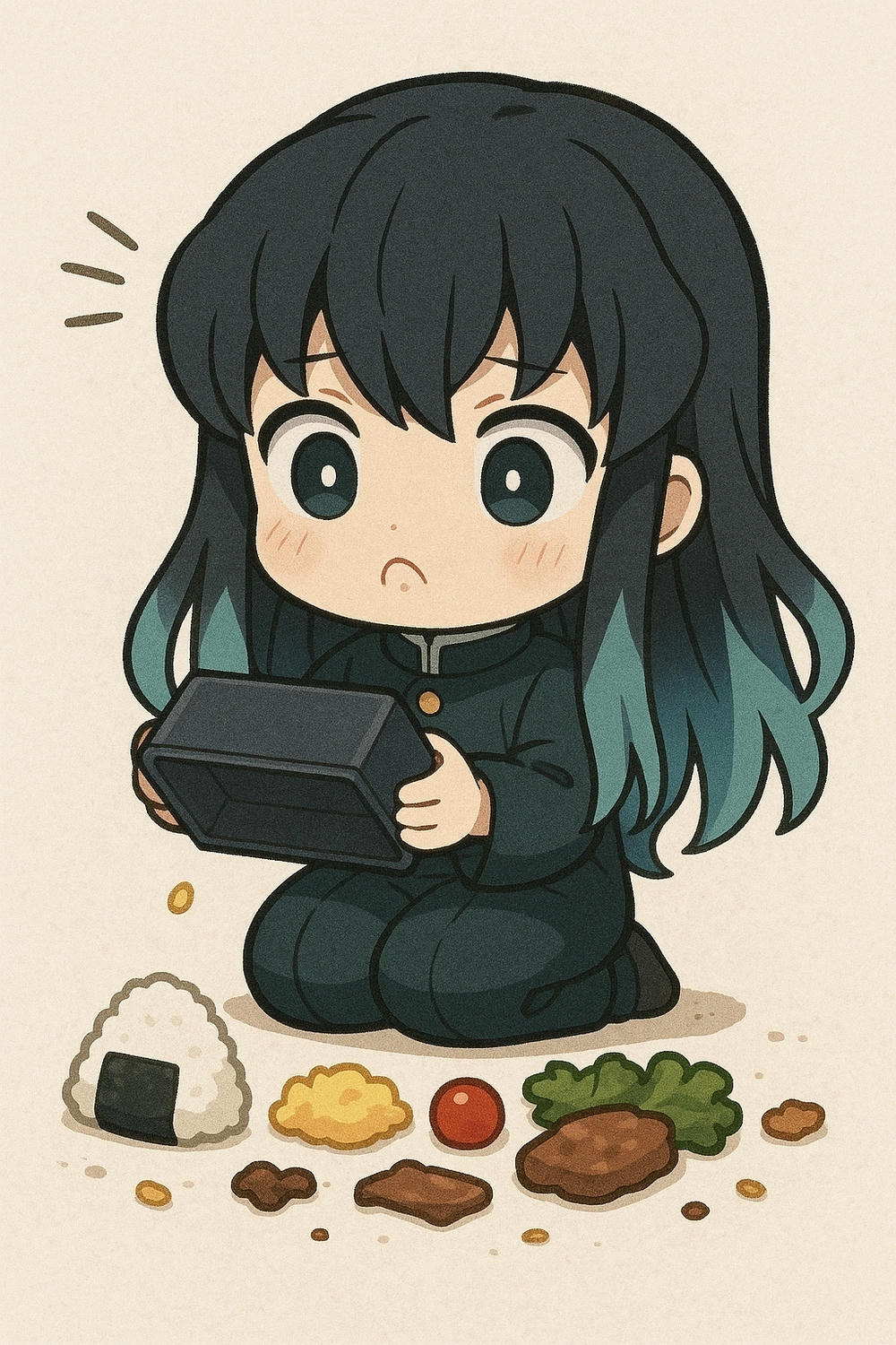 ảnh muichirou chibi cute fanart 