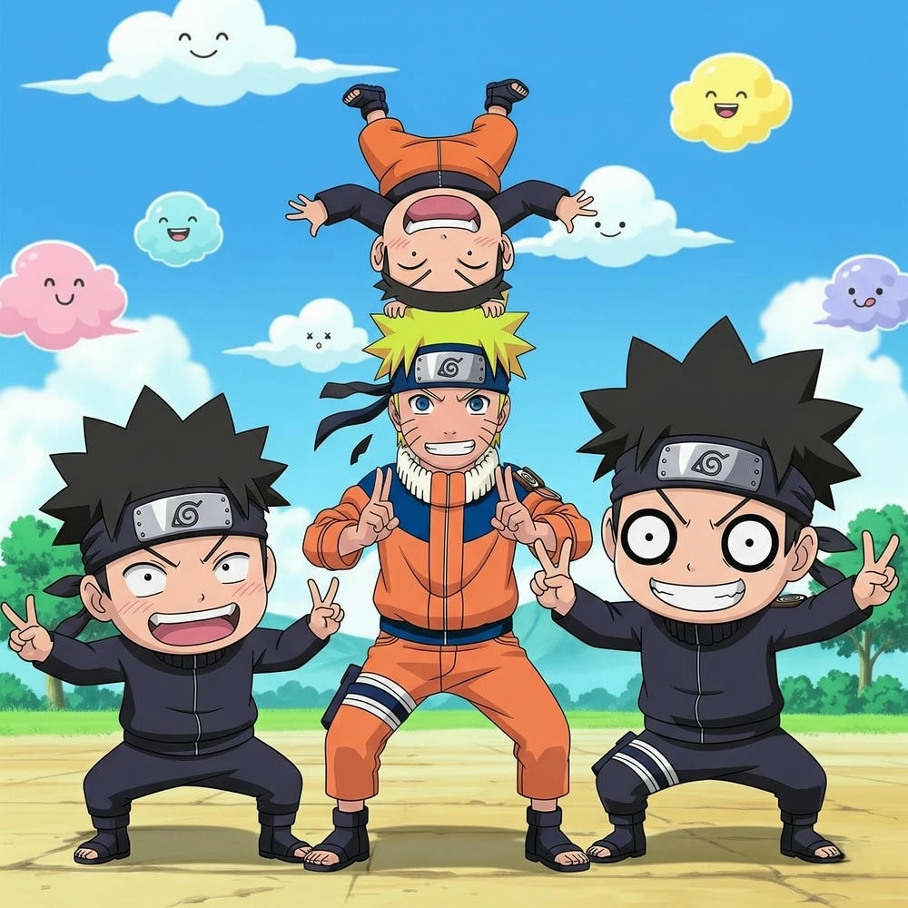 ảnh naruto dạng chibi độc đáo 