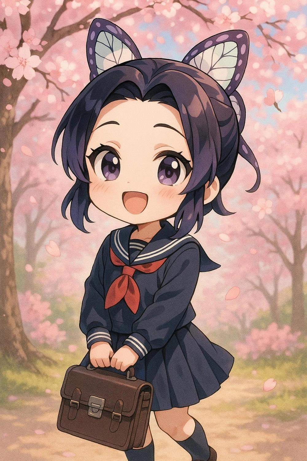 ảnh shinobu chibi ngộ nghĩnh 