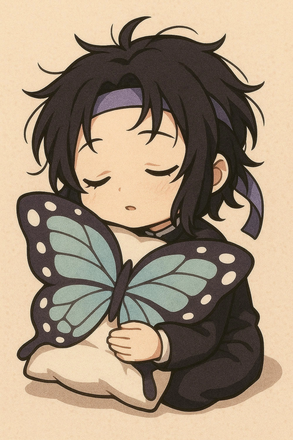 hình shinobu chibi cute đơn giản 