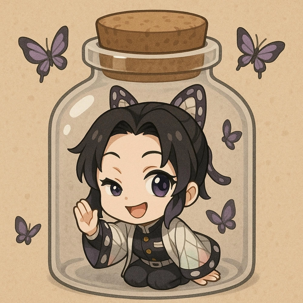 hình shinobu chibi cổ trang 