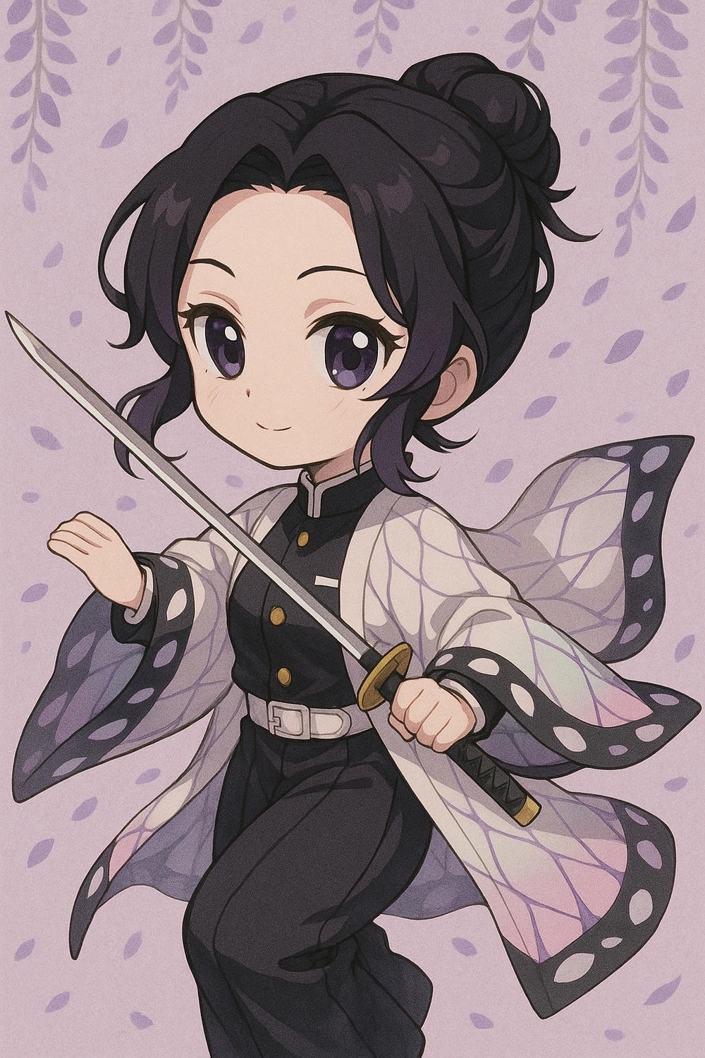 ảnh shinobu ngầu ánh tím 