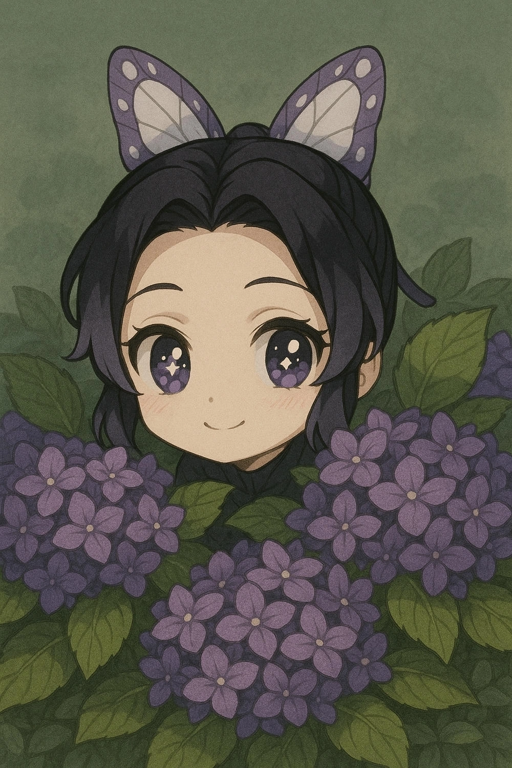 ảnh shinobu chibi cute hoạt hình 